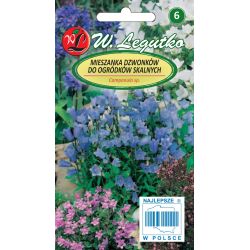 Zvonek - směs druhů do skalek - Semena - W. Legutko