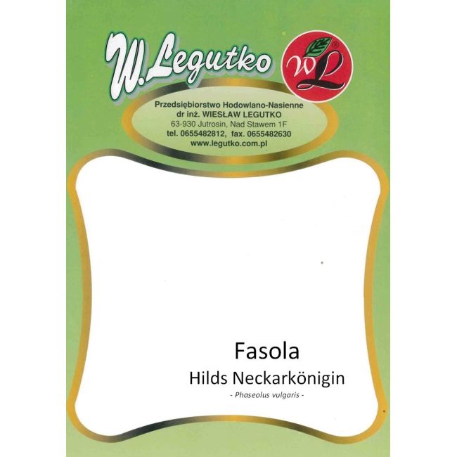 Fazole - Hilds Neckarkonigin - 100 g - Semena - W. Legutko Fazole - Hilds Neckarkonigin - 100 g - Semena - W. Legutko