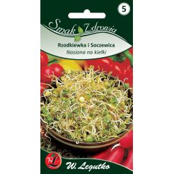 Semena na klíčky - ředkvičky a čočka - Semena - W. Legutko