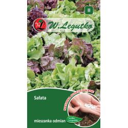 Salát - mix odrůd - 250 semen - Semena - W. Legutko