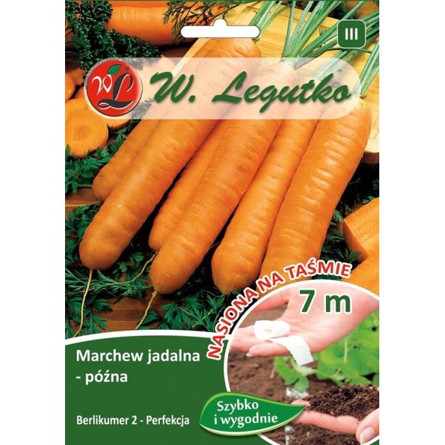 Mrkev - Berlikumer 2 - Prefekcja - 7m páska - Semena - W. Legutko Mrkev - Berlikumer 2 - Prefekcja - 7m páska - Semena - W. Legutko