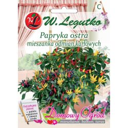 Papriky - pálivé - směs trpasličích odrůd - Semena - W. Legutko