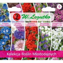 Sbírka medonosných rostlin - 5 druhů - Semena - W. Legutko