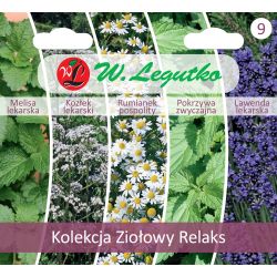 Kolekce - Bylinná relaxace - 5 druhů - Semena - W. Legutko