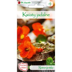 Jedlé květy - Nasturtium low - Tom Thumb - Semena - W. Legutko