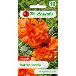 Mák východní - plnokvětý - červený - Semena - W. Legutko