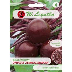 Červená řepa - Round Dark red - us. ostřílený - Semena - W. Legutko