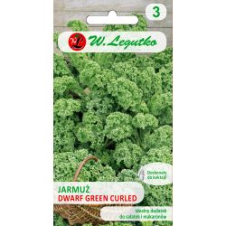Zelená kapusta - Dwarf Green Curled - Semena - W. Legutko