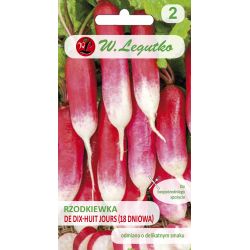Polodlouhá ředkev - De dix-huit jours (18 dní stará) - Semena - W. Legutko