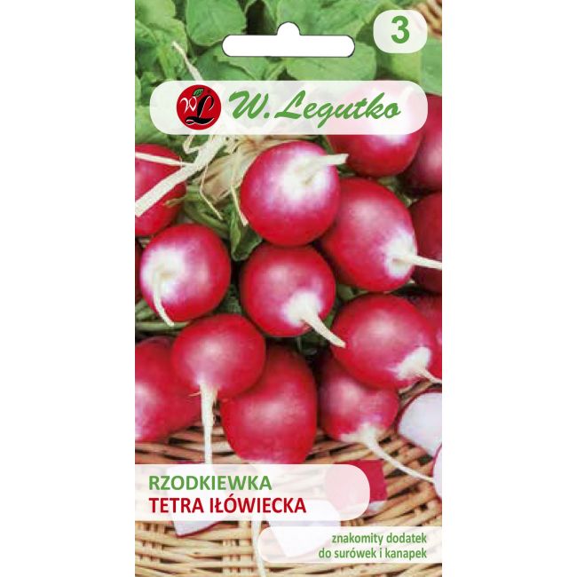 Ředkvička - Tetra Iłówiecka - Semena - W. Legutko Ředkvička - Tetra Iłówiecka - Semena - W. Legutko