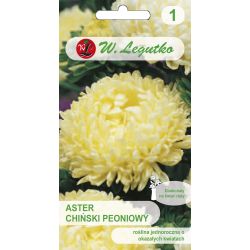 Čínská pivoňka astra - žlutá - Semena - W. Legutko