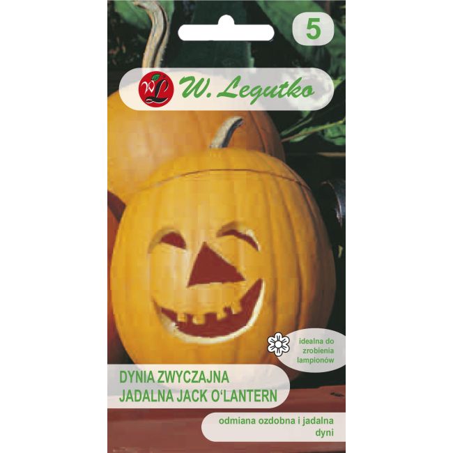 Jedlá okrasná dýně - Jack O`Lantern - Semena - W. Legutko Jedlá okrasná dýně - Jack O`Lantern - Semena - W. Legutko
