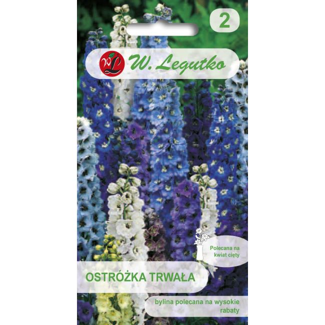 Delphinium trvalka - směs - Semena - W. Legutko Delphinium trvalka - směs - Semena - W. Legutko
