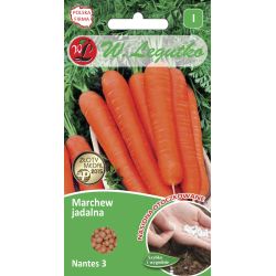 Mrkev - jedlá - Nantes 3 - 400 ks semínek - Semena - W. Legutko Mrkev - jedlá - Nantes 3 - 400 ks semínek - Semena - W. Legutko
