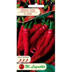 Pálivá paprika - De Cayenne - Semena - W. Legutko