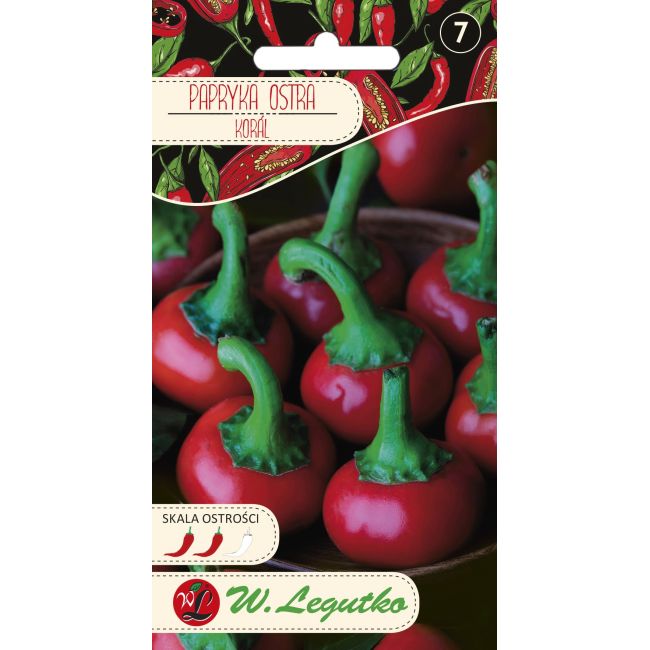 Pálivá paprika - Coral - Semena - W. Legutko Pálivá paprika - Coral - Semena - W. Legutko