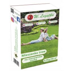 Trávníková směs - Pro suché lokality - 0,90 kg - Semena - W. Legutko Trávníková směs - Pro suché lokality - 0,90 kg - Semena - W. Legutko