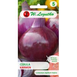 Cibule - červená kůra - Karmen - Semena - W. Legutko