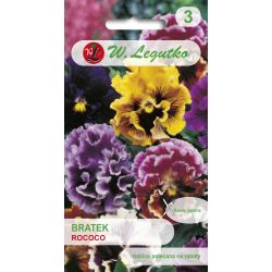 Maceška - švýcarská - rokoko - velkokvětá směs - Semena - W. Legutko