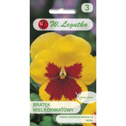 Maceška - raně žlutá - červená skvrna - Semena - W. Legutko