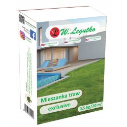 Trávníková směs - Exclusive - 0,50 kg - Semena - W. Legutko Trávníková směs - Exclusive - 0,50 kg - Semena - W. Legutko