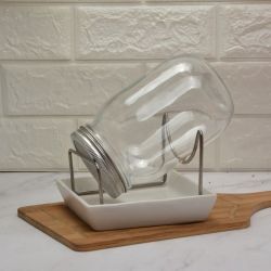 Skleněná napaječka se stojánkem, 1l - Zahradní doplňky - W. Legutko Skleněná napaječka se stojánkem, 1l - Zahradní doplňky - W. Legutko