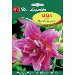 Lily - Double Surprise - orientální - plná - růžová - 1 ks. - Cibule a oddenky - W. Legutko