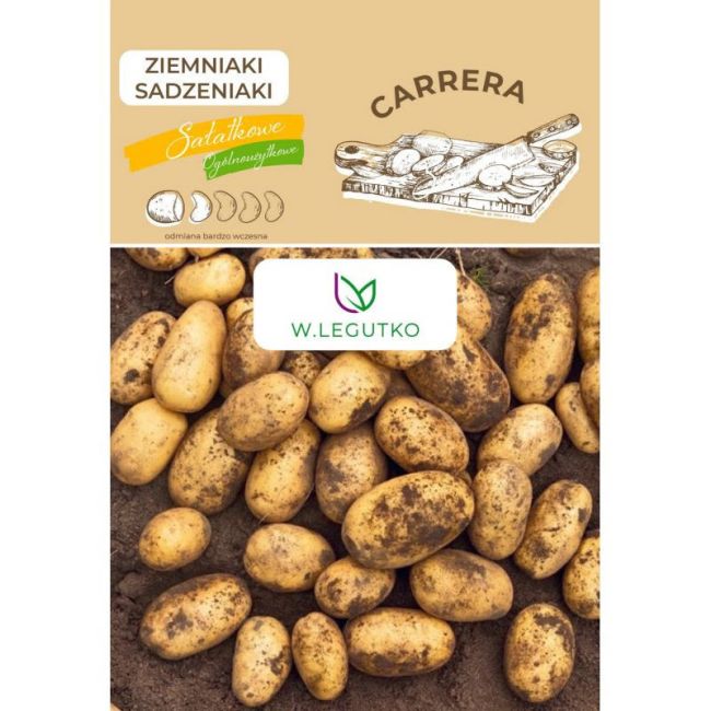 Sadbové brambory - Carrera - Cibule a oddenky - W. Legutko Sadbové brambory - Carrera - Cibule a oddenky - W. Legutko