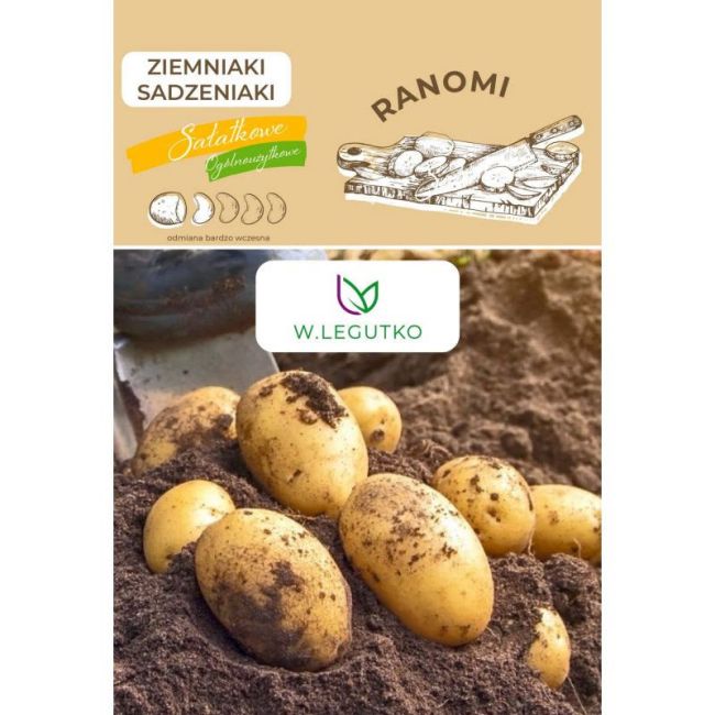Sadbové brambory - Ranomi - Cibule a oddenky - W. Legutko Sadbové brambory - Ranomi - Cibule a oddenky - W. Legutko