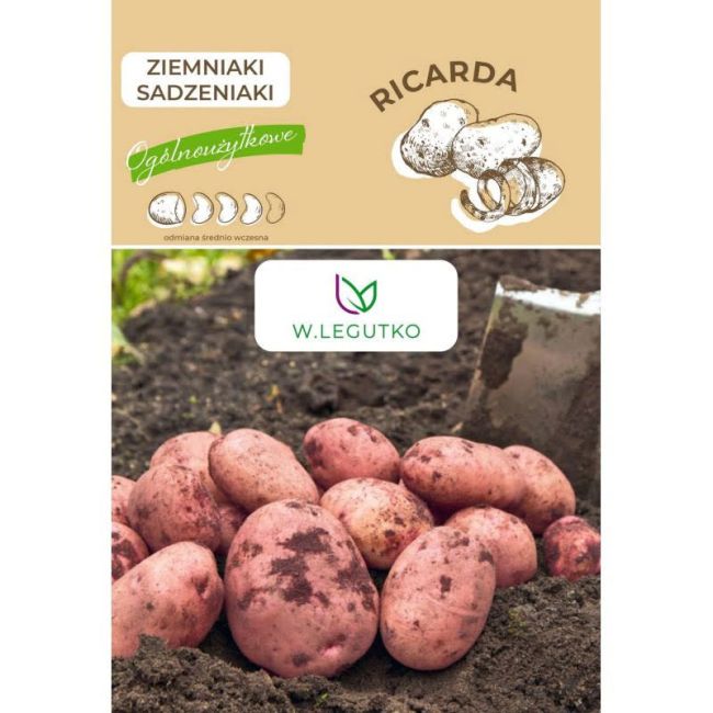Sadbové brambory - Ricarda - Cibule a oddenky - W. Legutko Sadbové brambory - Ricarda - Cibule a oddenky - W. Legutko