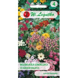 Směs jednoletých rostlin do skalek - Semena - W. Legutko