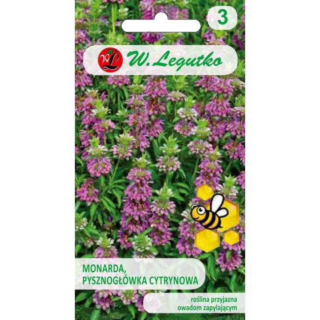 Monarda, Pysznogłówka - citron - Semena - W. Legutko Monarda, Pysznogłówka - citron - Semena - W. Legutko