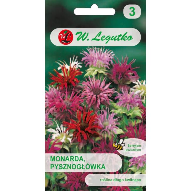 Monarda, Pysznocephalus double - směs - Semena - W. Legutko Monarda, Pysznocephalus double - směs - Semena - W. Legutko