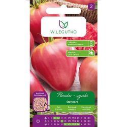 Vysoké polní rajče - Oxheart (Raspberry Buffalo Heart) - Semena - W. Legutko