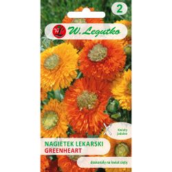 Měsíček lékařský - Zelené srdce - Zelené srdce - Semena - W. Legutko