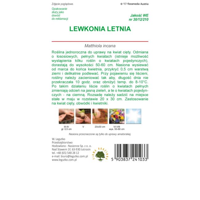 Letní perutýn - Losos Excelsior - Semena - W. Legutko