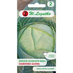 Bílé hlávkové zelí - Kamenná hlava - Semena - W. Legutko